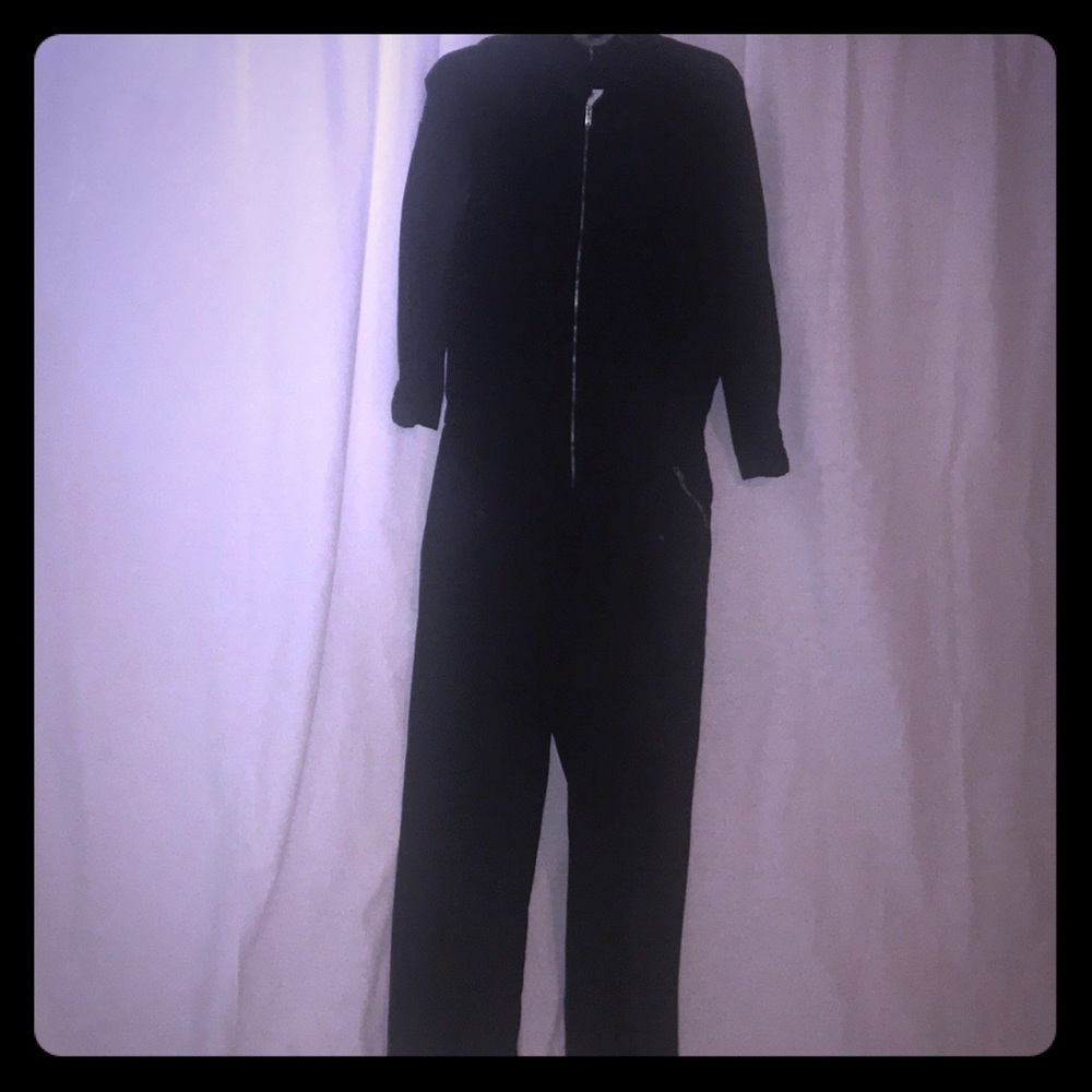 Zara Black Utility Jumpsuit